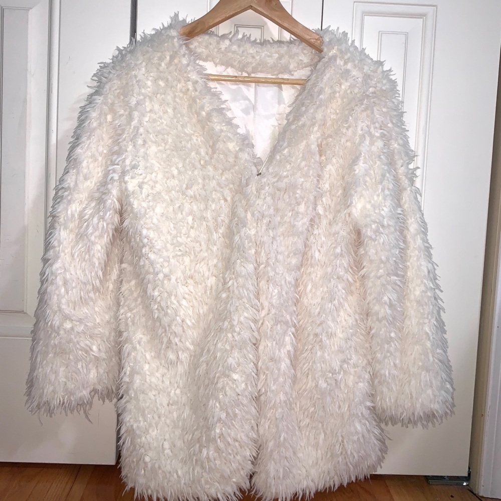 Shein faux fur jacket